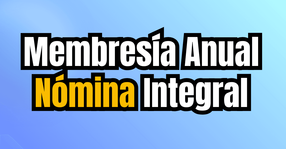 Membresía Anual Nómina Pro 2026